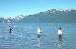 Fishing in the port of Valdez, Alaska